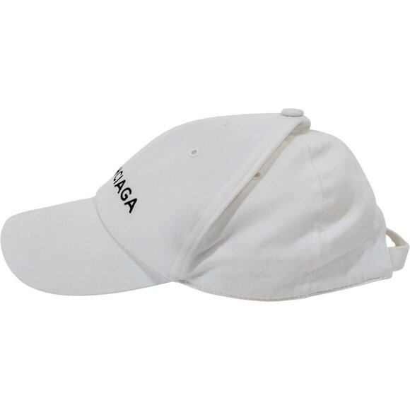 (L2) Balenciaga Cap White Canvas - Picture 4 of 10